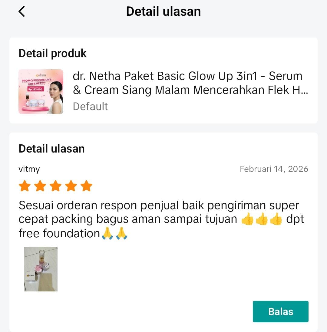 Testimoni dr. Netha