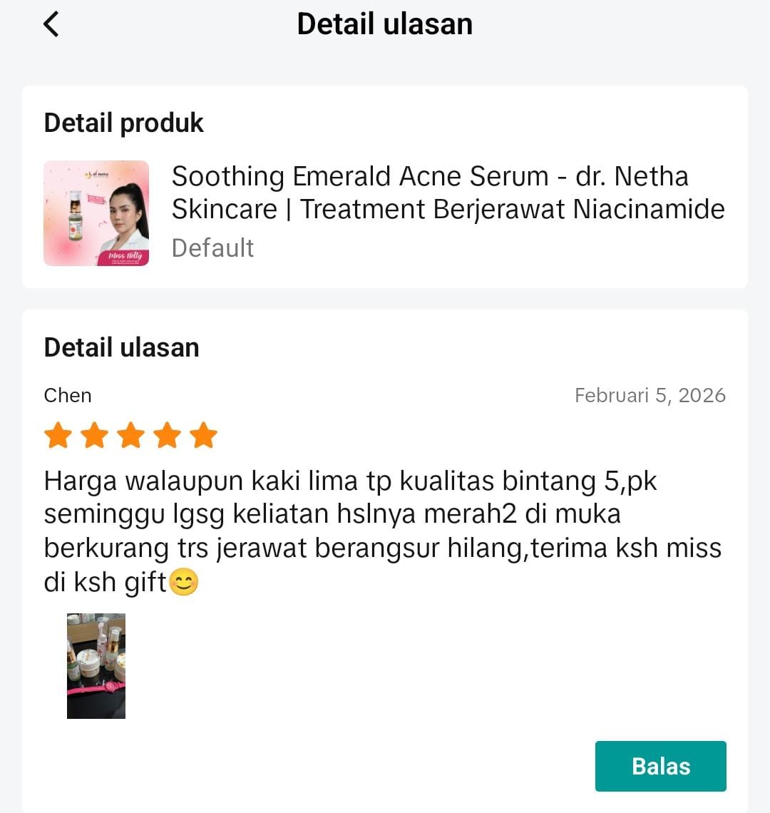 Testimoni dr. Netha